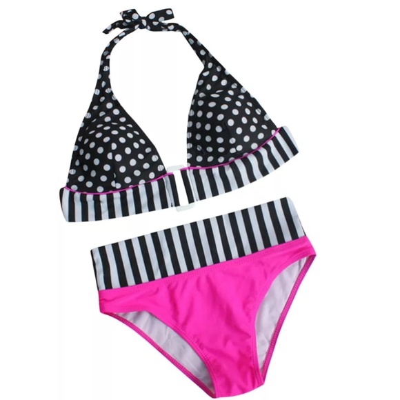 3 for $25 Polka dot bikini swimsuit adjustable - Picture 4 of 6